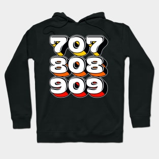 707, 808, 909 Drum Machine - DJ Design Hoodie